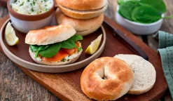 Picard 4 bagels, petits pains américains, cuits* Produits Nutri-Score B|Pains Du Monde