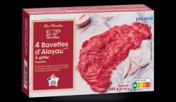 Picard 4 biftecks de bavette d'aloyau* Produits Nutri-Score A|Viandes Bio Et Labellisées