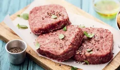 Picard 8 biftecks hachés bio, pur boeuf, 15% M.G maximum*Enfant Viandes Pour Enfants|Viandes Bio Et Labellisées