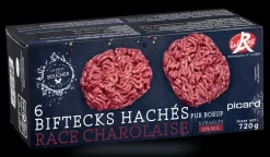 Picard 6 biftecks hachés Label Rouge*Enfant Produits Nutri-Score B|Viandes Pour Enfants