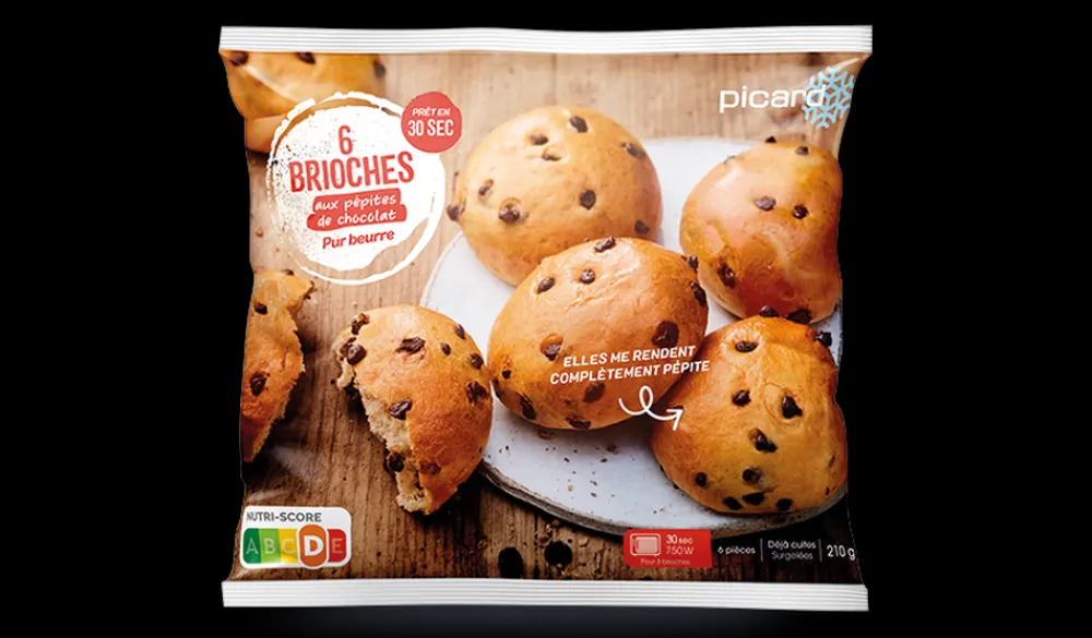 Picard 6 brioches aux pépites de chocolat*Enfant Spécial Enfants|Brioches