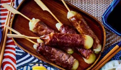 Picard 6 brochettes de boeuf au fromage,sauce soja sucrée* À Partager|Bouchées, Brochettes