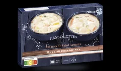 Picard 2 cassolettes aux Saint-Jacques*, sauce Chardonnay* Cassolettes Et Coquilles|Entrées Individuelles