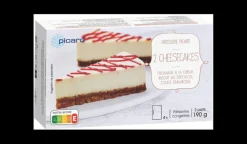 Picard 2 cheesecakes* Desserts Pâtissiers
