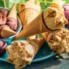 Picard 6 cônes caramel beurre salé*Enfant Glaces Pour Enfants|Cônes Glacés