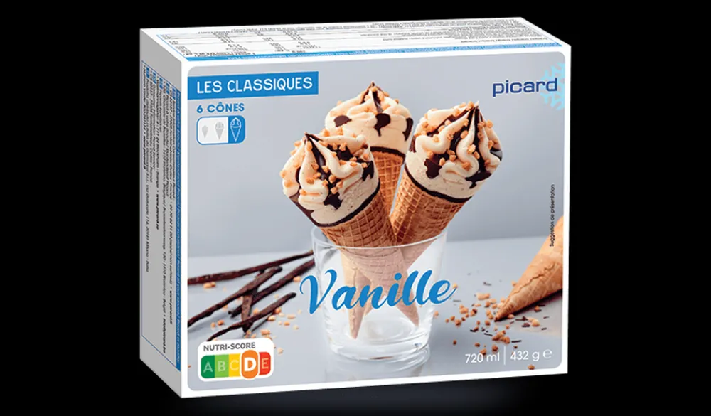 Picard 6 cônes vanille*Enfant Glaces Pour Enfants|Cônes Glacés