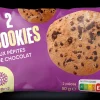 Picard 2 cookies aux pépites de chocolat* Biscuits