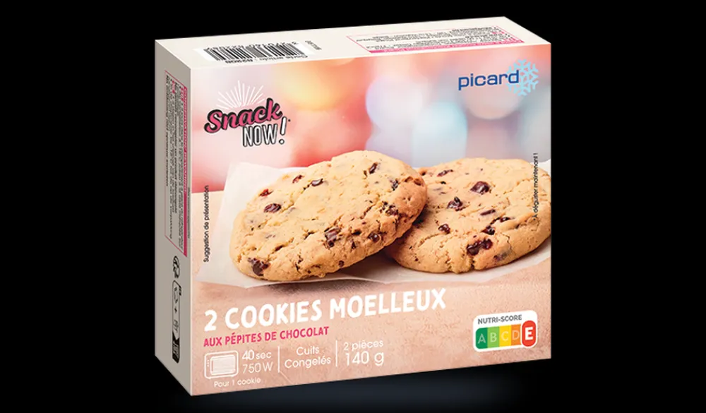 Picard 2 cookies moelleux aux pépites de chocolat* 2 Parts|Desserts Du Monde
