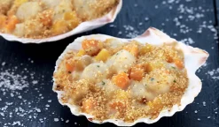 Picard 2 coquilles aux noix de St-Jacques sce Sauternes* Entrées Individuelles|Entrées Chaudes
