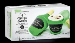 Picard 4 coupes au marc de Champagne* Crèmes Glacées|Café Et Autres Parfums Gourmands