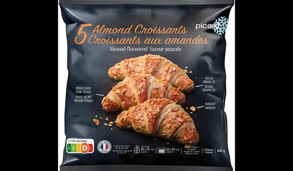Picard 5 croissants aux amandes* Croissants Et Pains Au Chocolat
