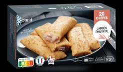 Picard 20 crêpes jambon-emmental*Enfant Produits Nutri-Score B|Crêpes Et Galettes Salées