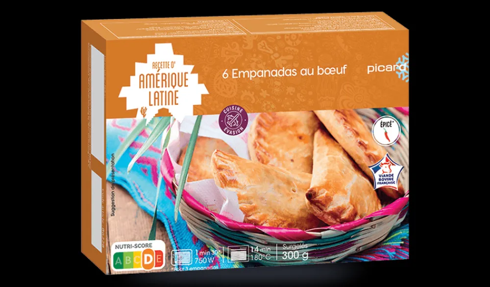 Picard 6 Empanadas au bœuf* À Partager|Bouchées, Brochettes