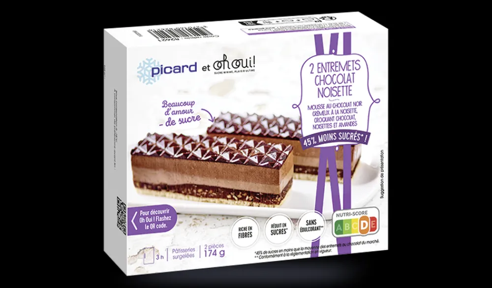 Picard 2 entremets chocolat* Réduit En Sucres|Pâtisseries Individuelles
