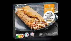 Picard 2 galettes jambon tomme de montagne, oignons* Crêpes Et Galettes Salées