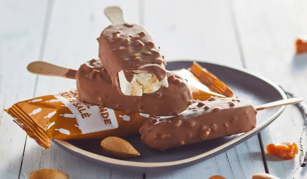 Picard 4 glaces Best vanille-amande-caramel beurre salé* Bâtonnets De Glace, Barres Glacées