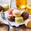 Picard 16 macarons chocolat, framboise, vanille, pistache* Macarons, Mignardises