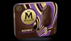 Picard 4 Magnum double chocolat* Bâtonnets De Glace, Barres Glacées|Chocolat, Noisette