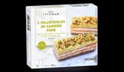 Picard 2 millefeuilles de saumon fumé* Entrées Individuelles|Entrées Traiteur