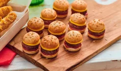 Picard 10 mini cheeseburgers* Bouchées, Petits Fours|Apéritifs Chauds