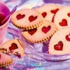 Picard 6 mini lunettes coeurs fraise bio* Biscuits