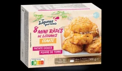 Picard 8 mini râpés de légumes, comté*Enfant Produits Nutri-Score B|Légumes Enfants