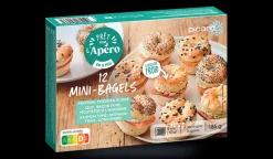 Picard 12 mini-bagels* Bouchées, Petits Fours|Apéritifs Froids