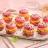 Picard 9 mini-burgers roses* Végétarien|Apéritifs Chauds