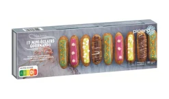 Picard 12 mini-éclairs gourmands* Macarons, Mignardises