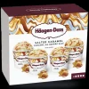 Picard 4 mini-pots Salted caramel H Dazs* Pots De Glace|Vanille, Caramel