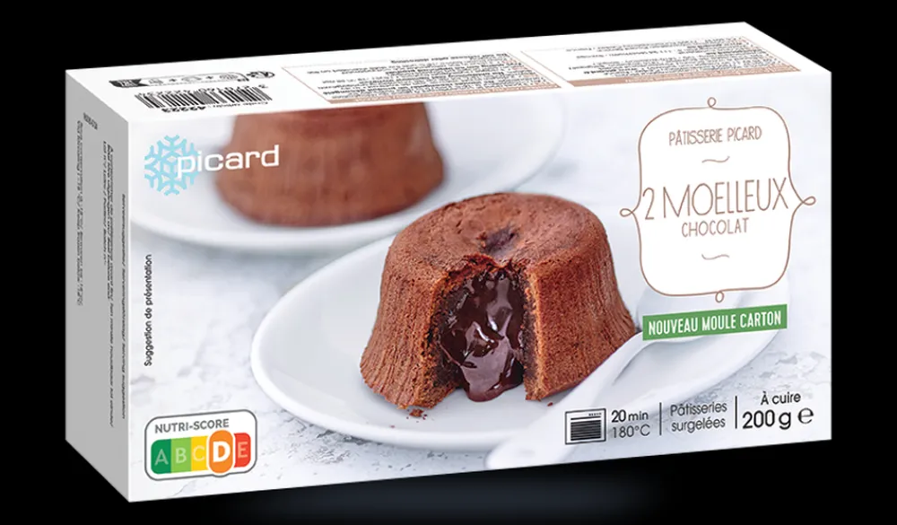 Picard 2 moelleux au chocolat* Cakes, Moelleux|Desserts Pâtissiers