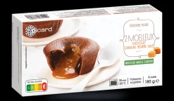 Picard 2 moelleux chocolat caramel au beurre salé* Cakes, Moelleux