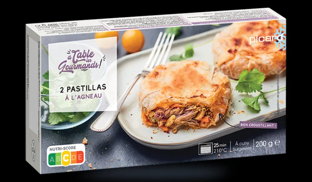 Picard 2 pastillas à l'agneau* Feuilletés|Entrées Individuelles