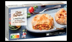 Picard 2 pastillas au poulet et aux légumes* Produits Nutri-Score B|Entrées Individuelles