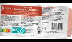 Picard 1 pavé de saumon atlantique ASC* Saumon Et Truite