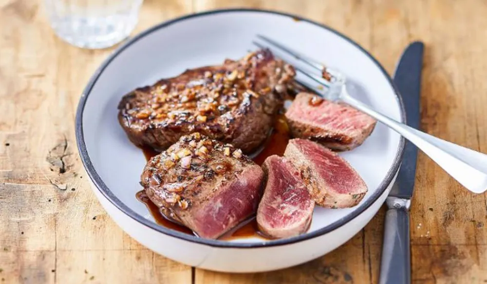 Picard 2 pavés de boeuf marinés à l'échalote* Produits Nutri-Score A|Viandes Cuisinées