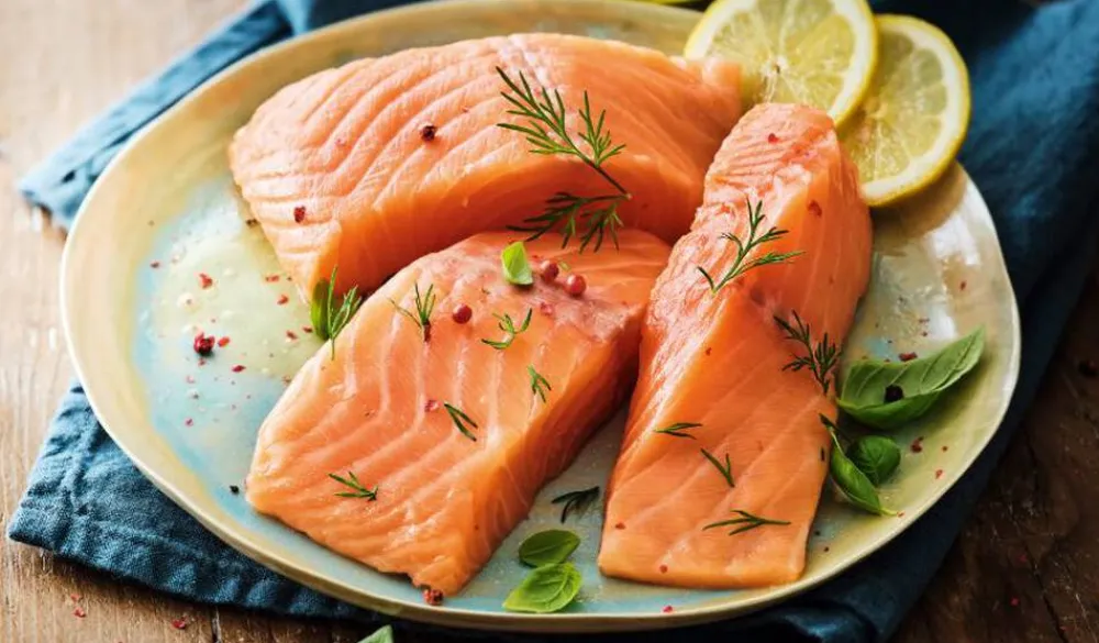 Picard 4 pavés de saumon atlantique, élevé en Norvège* Produits Nutri-Score A|Sans Sel Ajouté