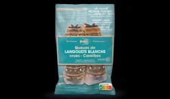 Picard 2 queues de langouste blanche, Caraïbes, crues* Produits Nutri-Score A|Sans Sel Ajouté