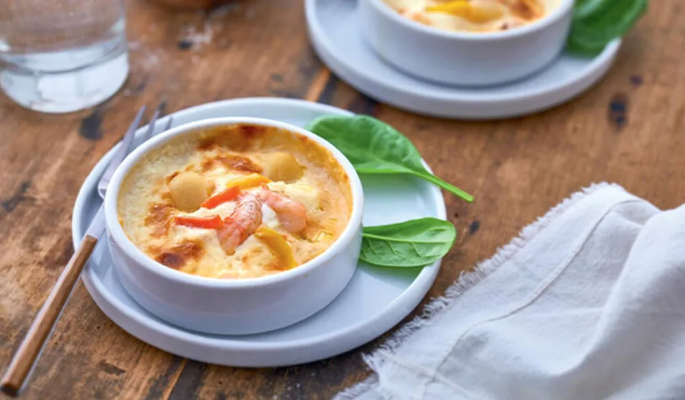 Picard 2 sabayons de langoustines et de Saint-Jacques au Sauternes* Cassolettes Et Coquilles|Entrées Individuelles