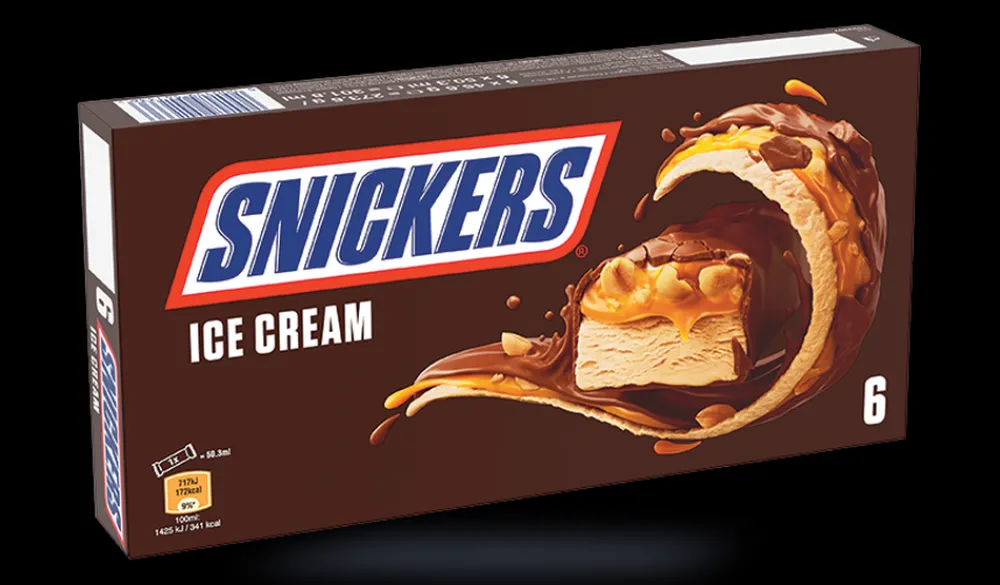 Picard 6 Snickers* Bâtonnets De Glace, Barres Glacées