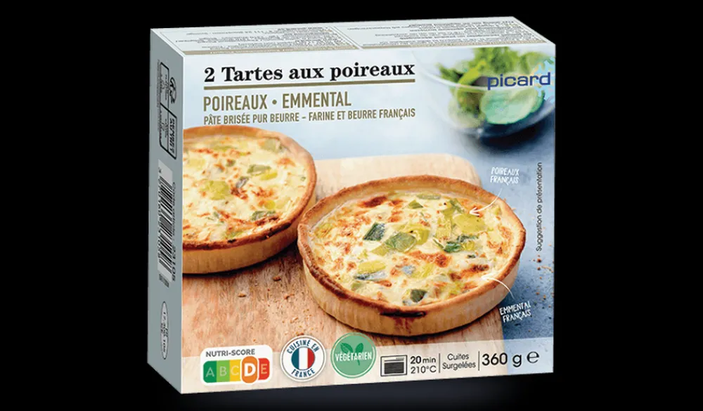 Picard 2 tartes aux poireaux* Tartes Végétariennes|Tartes Créatives