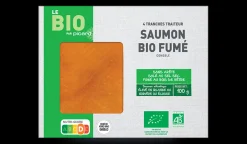 Picard 4 tranches de saumon fumé bio* Poissons Bio Et Labellisés|Saumon Et Truite