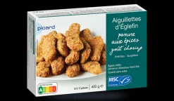 Picard Aiguillettes églefin MSC panure aux épices* Poissons Panés, Meunières