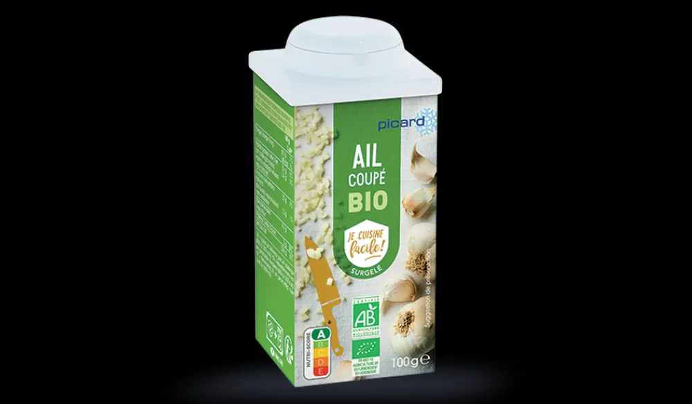 Picard Ail coupé Bio* Produits Nutri-Score A|Aides Culinaires