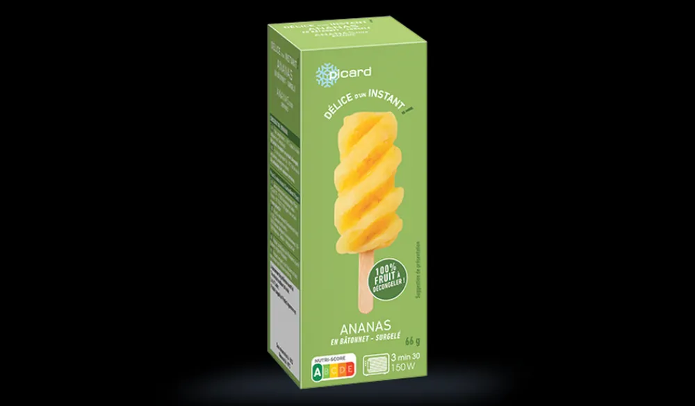 Picard Ananas en bâtonnet, Philippines* Produits Nutri-Score A|Fruits Exotiques