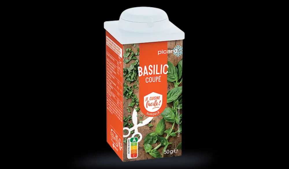 Picard Basilic coupé* Produits Nutri-Score A|Aides Culinaires