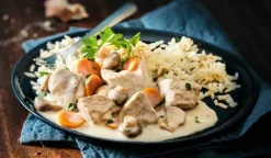 Picard Blanquette de veau à la crème d'Isigny et riz* Produits Nutri-Score A|Viandes, Volailles Cuisinées