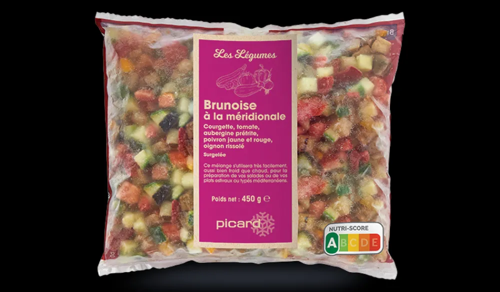Picard Brunoise à la méridionale* Produits Nutri-Score A|Sans Sel Ajouté