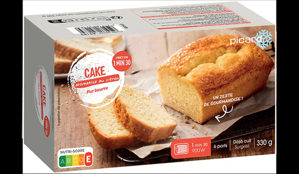 Picard Cake au citron, 6 parts, pur beurre, à réchauffer* Cakes, Moelleux