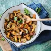 Picard Champignons cuisinés à l'huile d'olive vierge 2,3%* Produits Nutri-Score A|Végétarien
